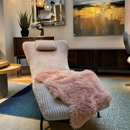 Lambskin Heidi 85x65cm pink Kare Design