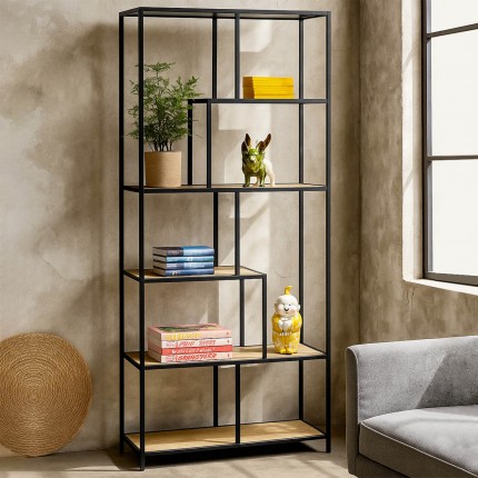 Bookshelf Loftie 185x77cm natuur Kare Design