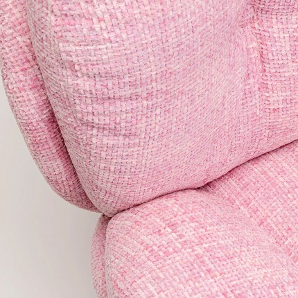 Swivel Armchair Cosy pink Kare Design
