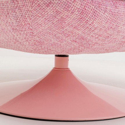 Fauteuil pivotant Cosy rose Kare Design