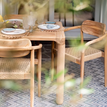 Outdoor chair with armrests Sole Mio Kare Design