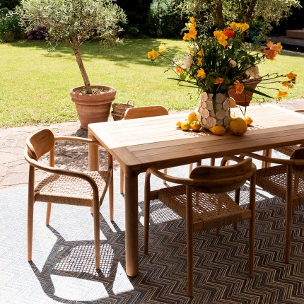 Tuinstoel met armleuningen Sole Mio Kare Design