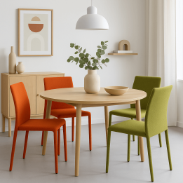 Oranje stoel - Bologna - Kare Design
