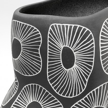 Vase anemone 33cm grey Kare Design