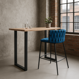 Blauwe barkruk - Saluti - Kare Design