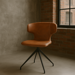 Chaise vintage marron - Rusty - Kare Design
