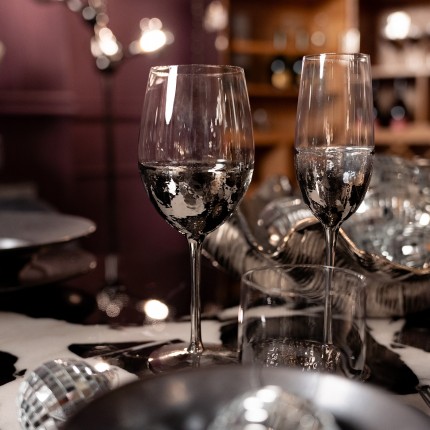 Flûtes à champagne Night Sky set de 4 Kare Design