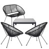Salon de jardin détente 4 places - Acapulco Happy Day - Kare Design