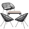 Salon de jardin détente 4 places - Acapulco Happy Day - Kare Design