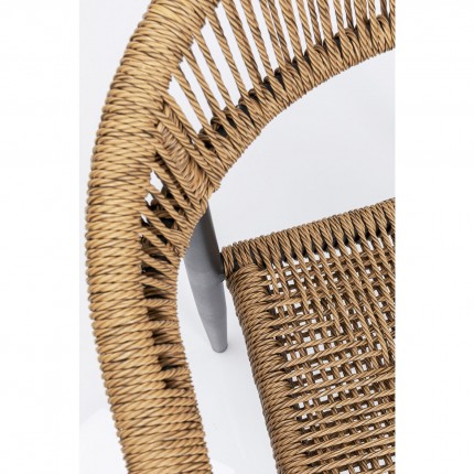 Ensemble de jardin Grande Possibilita table 220cm et 6 chaises nature Kare Design