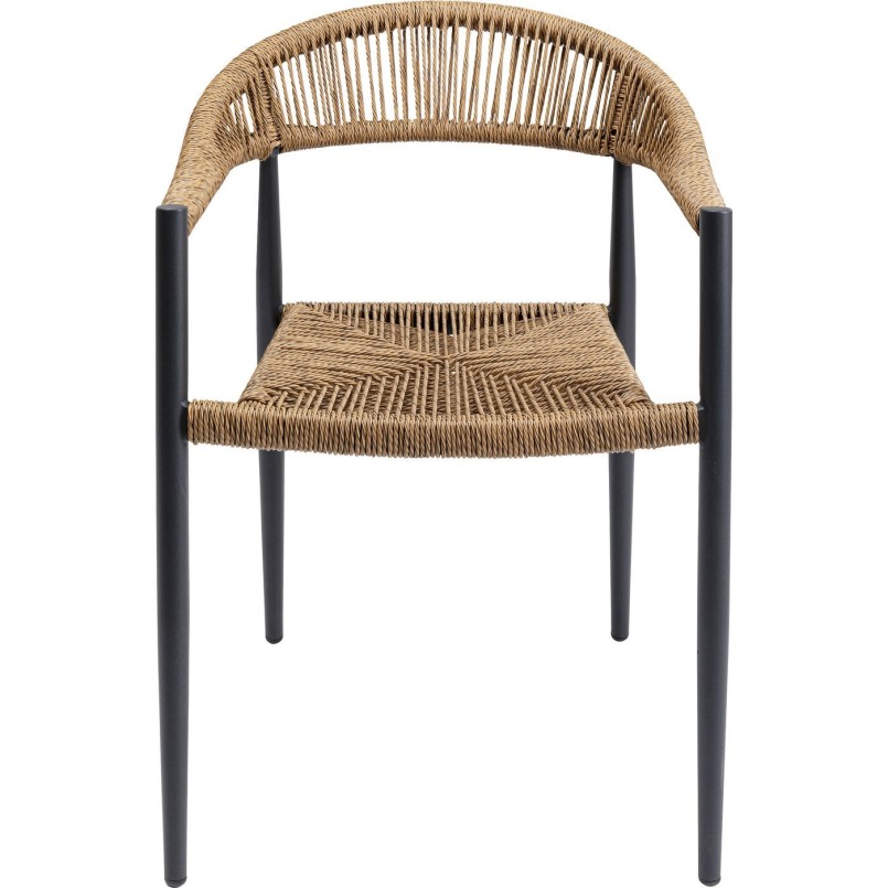 Outdoor set Grande Possibilita table 220cm and 6 chairs nature Kare Design