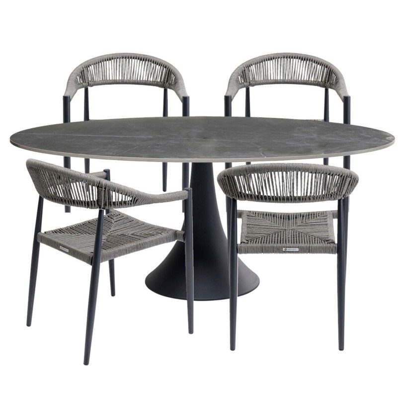 Ensemble de jardin table et chaises - Grande Possibilita - Kare Design