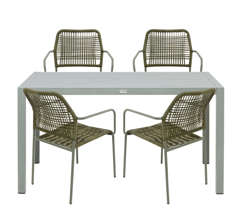 Outdoor set Madagascar green Kare Design