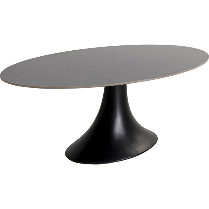 Tuinmeubilair Grande Possibilita tafel 220cm en 6 stoelen grijs Kare Design