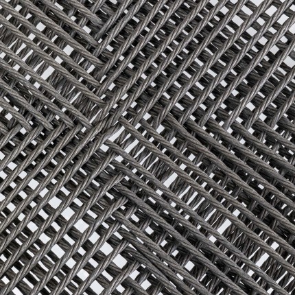 Tuinmeubilair Grande Possibilita tafel 120cm en 4 stoelen grijs Kare Design