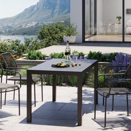 Ensemble de jardin Madagascar anthracite Kare Design