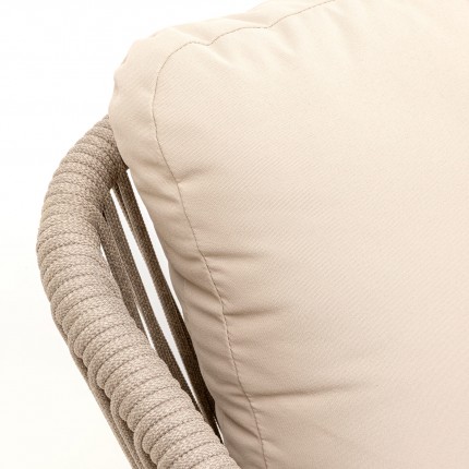 Tuinstoel met armleuningen Cyprus beige Kare Design