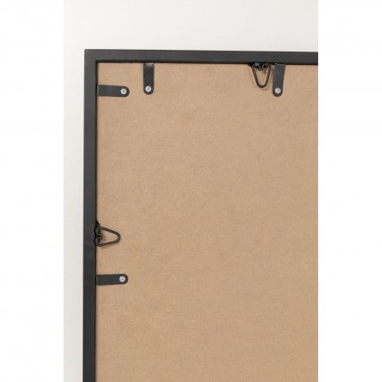 Wall Mirror Window 200x90cm black Kare Design