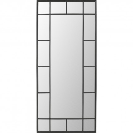 Wall Mirror Window 200x90cm black Kare Design