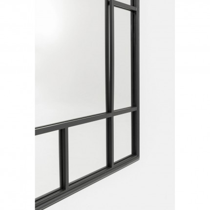 Wall Mirror Window 200x90cm black Kare Design