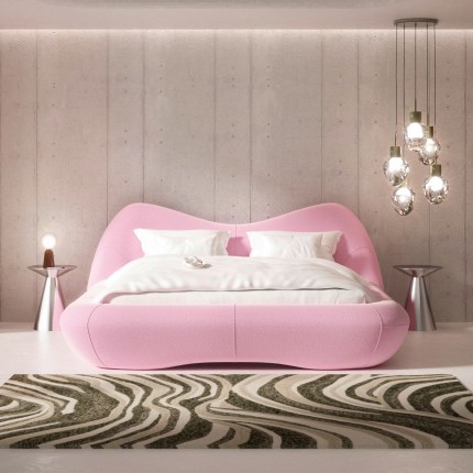 Tafellamp Bollie rood Kare Design