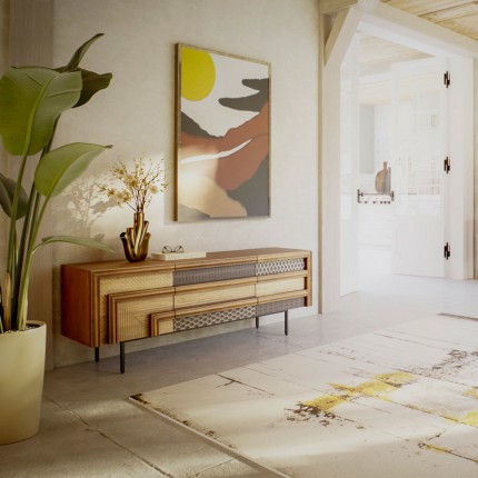 Tableau 3D Artistic Sunrise 73x113cm Kare Design