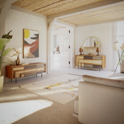 Tableau 3D Artistic Sunrise 73x113cm Kare Design