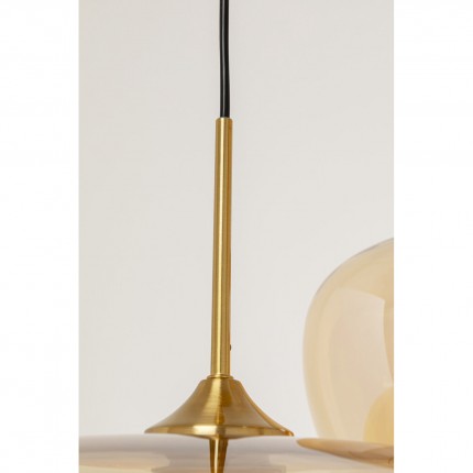 Pendant Lamp Sphere 3 amber Kare Design