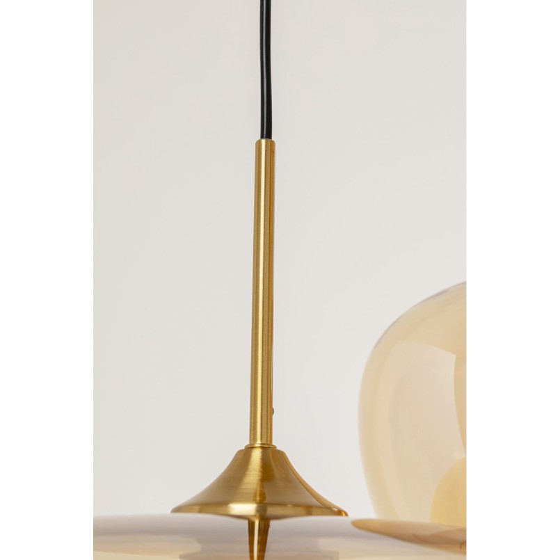 Suspension Sphere ambre Ø45cm