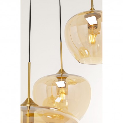 Suspension Sphere 3 ambrée Kare Design