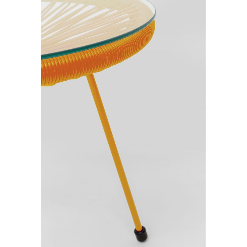 Table d'appoint orange - Acapulco Mono - Kare Design