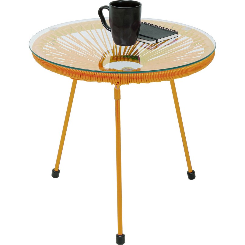 Table d'appoint orange - Acapulco Mono - Kare Design