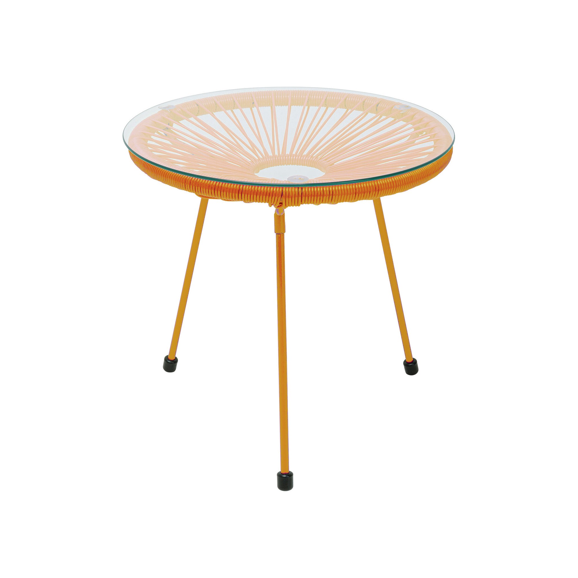 Tuin Bijzettafel Acapulco Mono oranje Kare Design