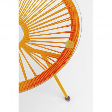Tuin Bijzettafel Acapulco Mono oranje Kare Design