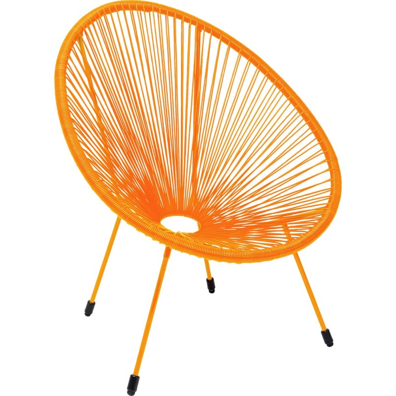 Fauteuil de jardin orange - Acapulco Mono - Kare Design