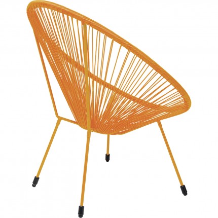 Tuinfauteuil Acapulco Mono oranje Kare Design