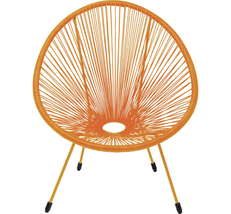 Fauteuil de jardin Acapulco Mono orange Kare Design
