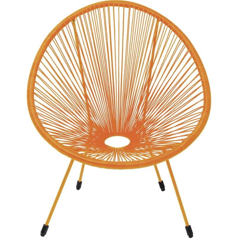 Fauteuil de jardin orange - Acapulco Mono - Kare Design