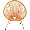 Tuinfauteuil Acapulco Mono oranje Kare Design
