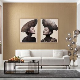 Framed Picture Aesthetic woman left 90x120cm Kare Design