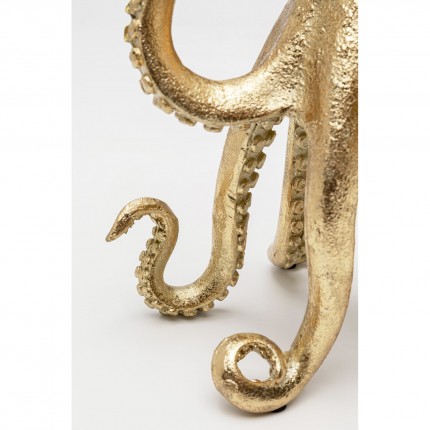 Candler Holder gold octopus 23cm Kare Design