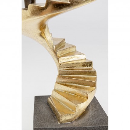 Déco escalier doré uno Kare Design