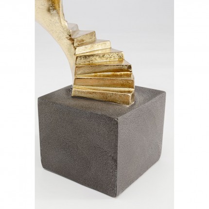 Woonaccessoires gouden trap uno Kare Design