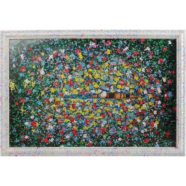 Tableau encadré Floating Flower Market 150x100cm