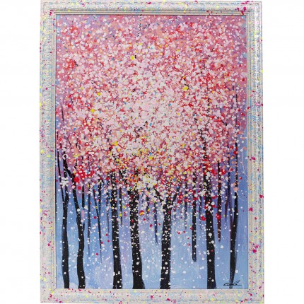 Tableau Frame avenue florissante 100x150cm Kare Design