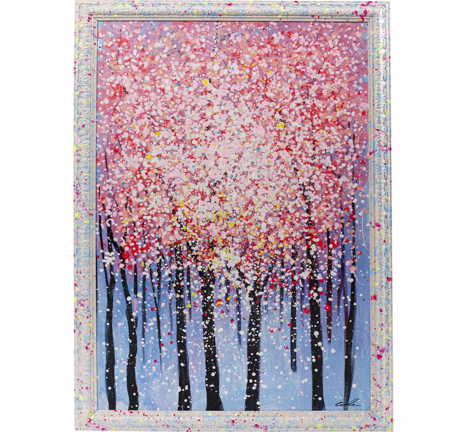 Tableau Frame avenue florissante 100x150cm Kare Design
