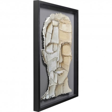 Tableau Frame Art visage 70x100cm Kare Design