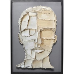 Tableau encadré Art Visage 70x100cm