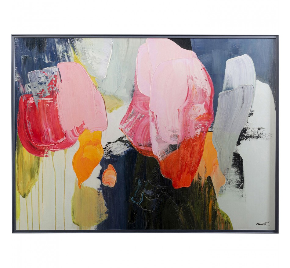 Framed Picture Abstract High Gloss 160x120cm pink Kare Design