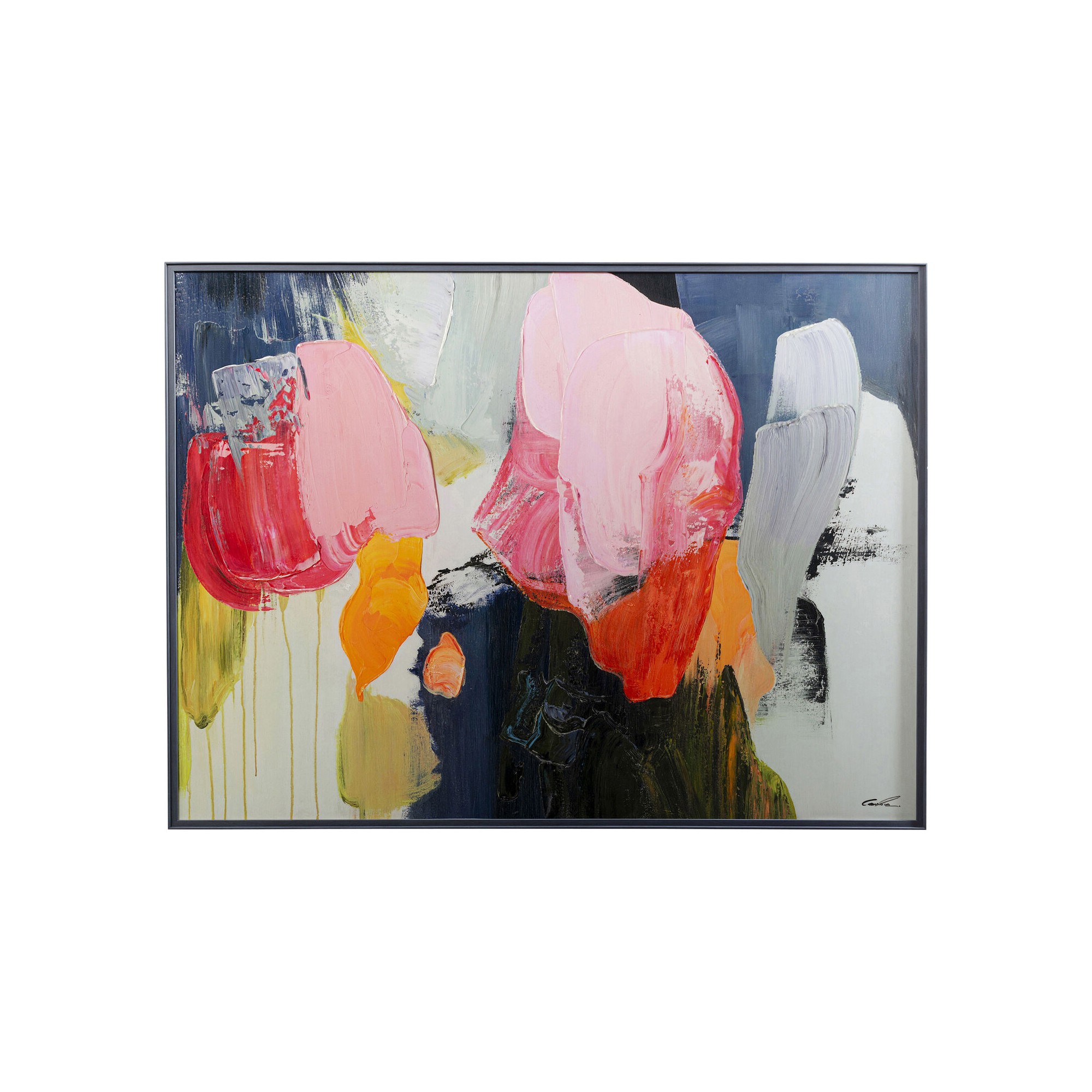 Tableau encadré Abstract High Gloss pink 160x120cm